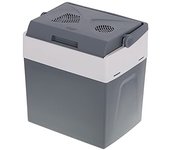 Adler AD 8078 Nevera Portátil Eléctrica de Viaje para Coche, Camping, 12V / 220V, Capacidad 28L, Refrigera, Mantiene el Calor, Modo Bajo Consumo, Gris
