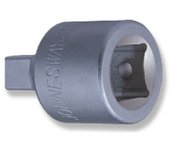 Adaptador reductor Jonnesway 1/4" hembra a 3/8" macho S16H1438, acero cromo-vanadio, alta resistencia y precisión