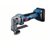 Bosch Professional 18V System GSC 18V-16 E - Cizalla de metal a batería (Brushless, 3200 cpm, corte aluminio max. 2,2 mm, motor Brushless, sin batería, en caja)
