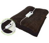 Haeger EB-162.001A manta eléctrica y almohadilla 100 W Marrón, Crema de color Vellón