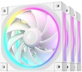 DeepCool FL12 WH-3 in 1 Carcasa del ordenador Ventilador 12 cm Blanco 3 pieza(s)
