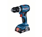 Bosch Professional 18V System GSB 18V-45 - Taladro percutor a batería (45 Nm, 1900 rpm, 2 baterías x 2.0Ah, en L-BOXX)