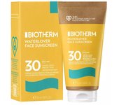 Biotherm, Waterlover Protección Solar SPF 30, Crema Facial Hidratante, Previene el Fotoenvejecimiento, Resistente al Agua, Sin Residuos Blancos, Enriquecido con Life Plankton y Niacinamida, 50 ml
