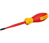 Bosch Professional destornillador VDE SL/PH1×100 (certificado hasta 1000 V, aislado con elastómero termoplástico (TPE))