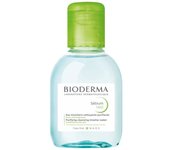 Agua micelar para piel grasa o con acné / Bioderma Sébium H2O / Limpieza purificante sin aclarado, desmaquilla y regula el sebo, 100 ml