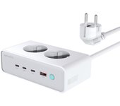 4smarts 540065 cargador de dispositivo móvil Universal Plata, Blanco Corriente alterna Carga rápida Interior