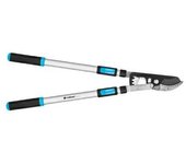 Cellfast Tijeras de podar de Yunque, Ideales para Cortar Ramas y Plantas Frescas, Mangos Ligeros de Aluminio con Alta Resistencia, 40-412, Color Negro y Azul