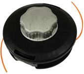 Cabezal de hilo para desbrozadoras a gasolina M10 DL1237 Silver, accesorio para cortar hierba y maleza, diseño duradero y fácil de usar.