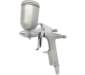 Adler Pistola de pintura neumática mini HP K-3, herramienta de alto rendimiento para aplicación de pintura, diseño compacto y ergonómico, máxima precisión, compatibilidad neumática, color metálico.