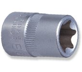 Caja Torx 1/2", Jonnesway, E14, Herramienta de Alta Calidad, Acabado Resistente y Duradero.