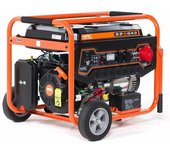 Generador eléctrico NAC 5,5kW 400V con AVR y arranque eléctrico, ideal para grandes proyectos, suministro de energía estable y eficiente en exteriores o emergencias.