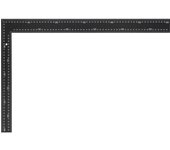VOREL 18200 - tratar, acero, 600x400mm negro cuadrado