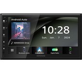Kenwood DMX6523DABS receptor multimedia para coche Negro Wifi Bluetooth