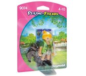 PLAYMOBIL Playmofriends - Cuidadora con bebé Gorila (9074)