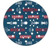 Bosch 50x Disco de lija para láminas EXPERT O780, 150 mm (para Madera dura, Pintura sobre madera, Ø 150 mm, Grano 240, Professional Accesorios Lijadora excéntrica)