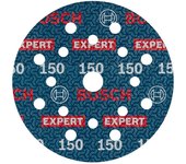 Bosch 50x Disco de lija para láminas EXPERT O780, 125 mm (para Madera dura, Pintura sobre madera, Ø 125 mm, Grano 150, Professional Accesorios Lijadora excéntrica)