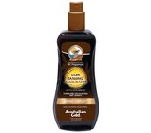 Australian Gold, Aceite Antioxidante corporal para pieles oscuras, de color marron, acelerador del bronceado - 237 ml.