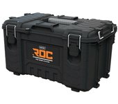 Keter ROC Pro Gear - Caja de herramientas resistente para almacenamiento de herramientas, color negro y gris
