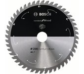 Bosch Professional Disco de sierra circular Standard for Wood (madera, 216 x 30 x 1,7 mm, 48 dientes, accesorio de sierra circular sin cable)