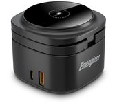Energizer WCP311 cargador de dispositivo móvil Auriculares, Smartphone, Reloj inteligente Negro USB Cargador inalámbrico Carga rápida Interior