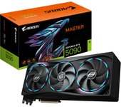 GIGABYTE AORUS GeForce RTX 5090 MASTER 32G Tarjeta Gráfica - 32GB GDDR7, 512 bits, PCI-E 5.0, 2655MHz Frecuencia Base, 3 x DP 2.1a, 1 x HDMI 2.1b, GV-N5090AORUS M-32GD