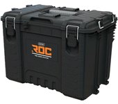 Keter ROC Pro Gear - Caja de herramientas de almacenamiento de herramientas XL, color negro y gris