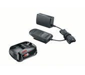 Bosch Kit de démarrage de batterie 18 V (1 batterie 2,5 Ah, chargeur, système 18 V)