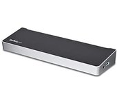 StarTech.com Dock USB-C para 3 Monitores 4K - Hub Ladrón de 5 Puertos USB 3.2 5Gbps - HDMI y DisplayPort - Mac y Windows - Docking Station - PD 100W