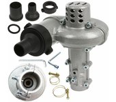 Bomba de agua para desbrozadora, adaptador para tubo de 28 mm con 9 dientes, ideal para riego y trasvase portátil en jardín o campo - CATA