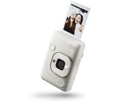 instax - Mini LiPlay, Cámara instantánea híbrida. Cámara e Impresora para Smartphones. Color Misty White