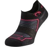 Calcetines de pista Lurbel Race Two - L (42-44), Negro / Fucsia