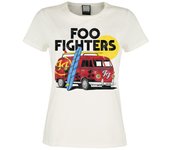 Camiseta de Foo Fighters - Amplified Collection - Van - S XL - para Mujer - Blanco roto