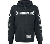 Capucha con cremallera de Linkin Park - Graffiti - S XXL - para Hombre - Negro