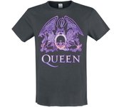 Camiseta de Queen - Amplified Collection - Neon Sign - S XXL - para Hombre - Gris marengo