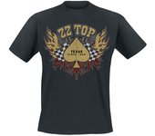 Camiseta de ZZ Top - Race Flag - S 3XL - para Hombre - Negro
