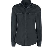 Manga Larga de Brandit - Girls Vintage - XS 4XL - para Mujer - Negro