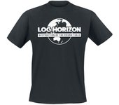 Camiseta Anime de Log Horizon - Destruction Of The Round Table - S M - para Hombre - Negro