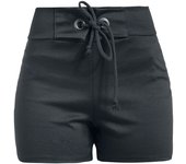 Pantalones cortos de Outer Vision - Cloe High Waist Short - S XXL - para Mujer - Negro
