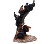 Estatua Gótico de Nemesis Now - Broomstick Kindle - para multicolor