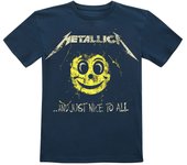 Camiseta de Metallica - Kids - And Just Nice To All Kids T - 98 128 - para niñas & niños - Azul marino
