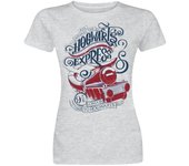 Camiseta de Harry Potter - All Aboard The Hogwarts Express - S XXL - para Mujer - Gris jaspeado