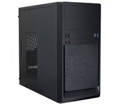 UNYKAch Caja PC Micro ATX UK6023 U3 con Fuente de Alimentación ATX 500W y Cuatro Puertos USB