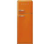 Frigorífico Dos Puertas - Smeg FAB30ROR5, 1.72 metros, Derecha, Eficiencia D, Naranja