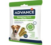 7 barritas Advance Dental Care Stick Mini snack para perros