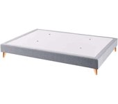 Canapé colchón fijo madera transpirable Etna altura 16 cm 160x200 cm Gris-Etna-(90)
