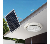 Lámpara de techo colgante LED solar de 100/60W, luz solar para uso interior y exterior con luz de pasillo para decoració