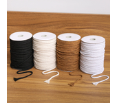 Cuerda de algodón torcido en macramé natural de 5MM de diámetro y 100M por rollo, de 8 hebras para hacer manualidades, t