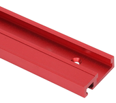 Ranura en T para herramientas de carpintería de aluminio rojo de 45 grados de tipo T de 100-1220 mm. Sierra de mesa y me