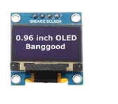 5Pcs Geekcreit® Pantalla OLED blanca de 0.96 pulgadas I2C IIC Comunicación Módulo LCD 128*64 Geekcreit para Arduiino - p