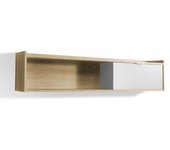 Módulo superior de televisión  Serie Nórdica 2173 Roble/Blanco - Estantería de salón